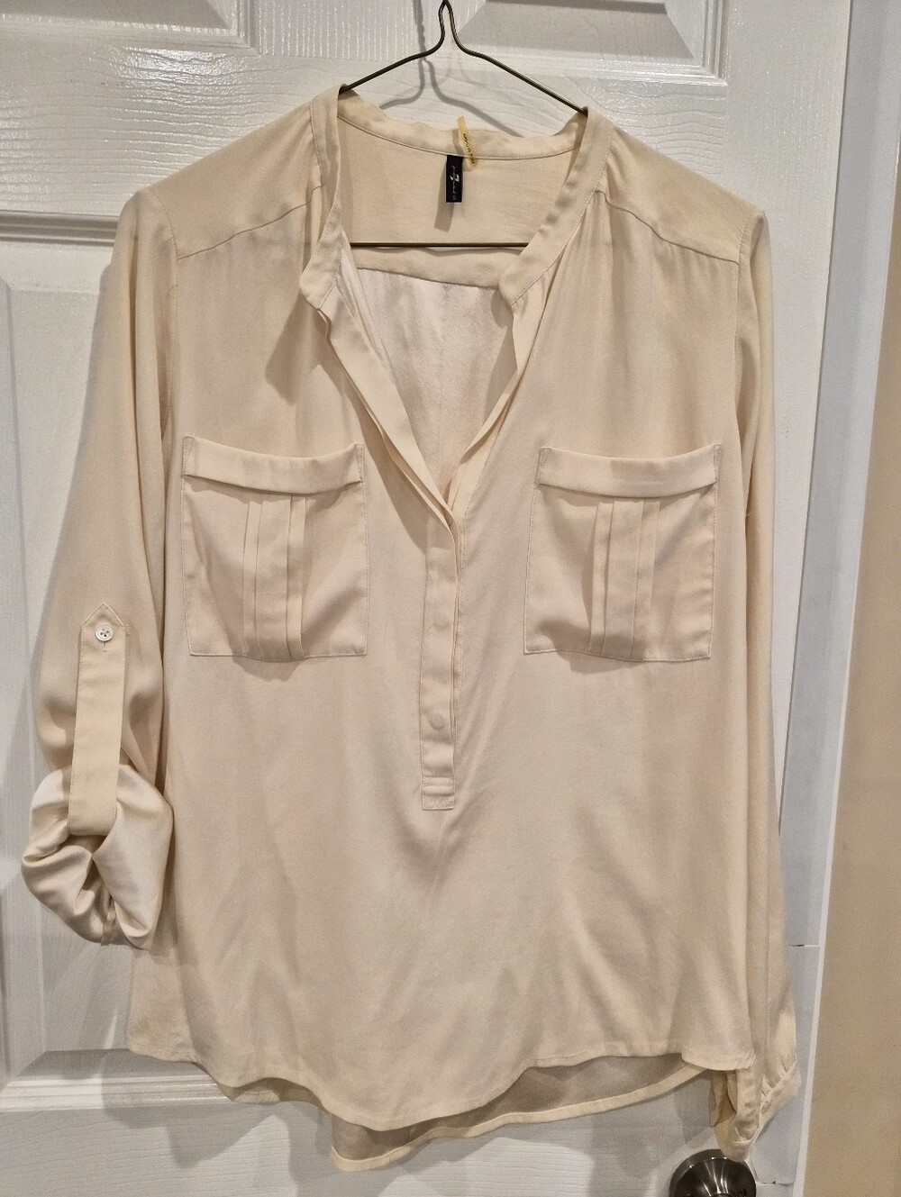 7 For All Mankind Silk Blouse size S